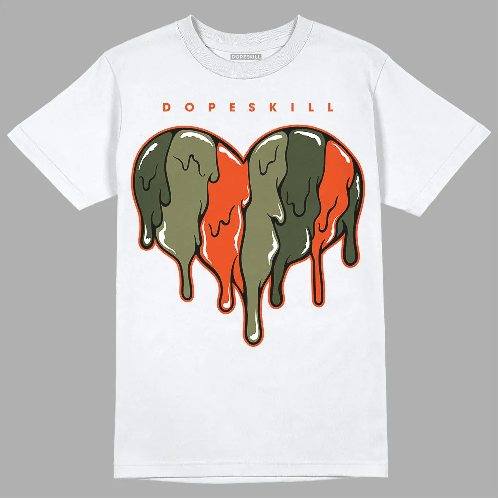 Olive Collection DopeSkill T-Shirt Slime Drip Heart Graphic sold by DopeSkill