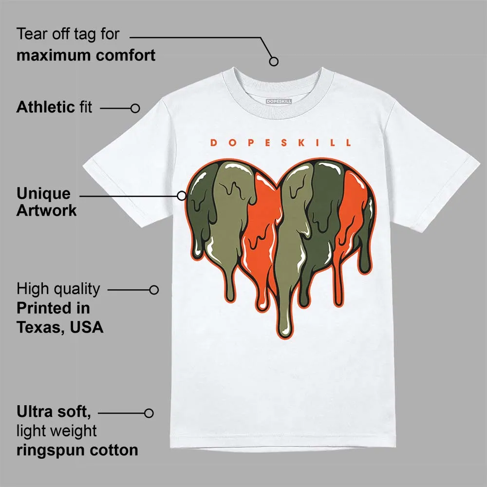 Olive Collection DopeSkill T-Shirt Slime Drip Heart Graphic sold by DopeSkill product image thumbnail 3