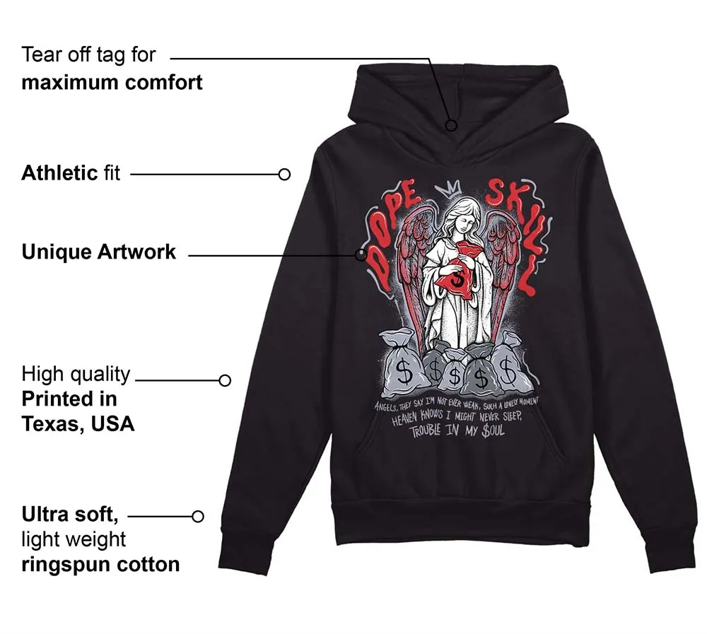 Bred Reimagined 4s DopeSkill Hoodie Sweatshirt Angels Graphic sold by DopeSkill product image thumbnail 3