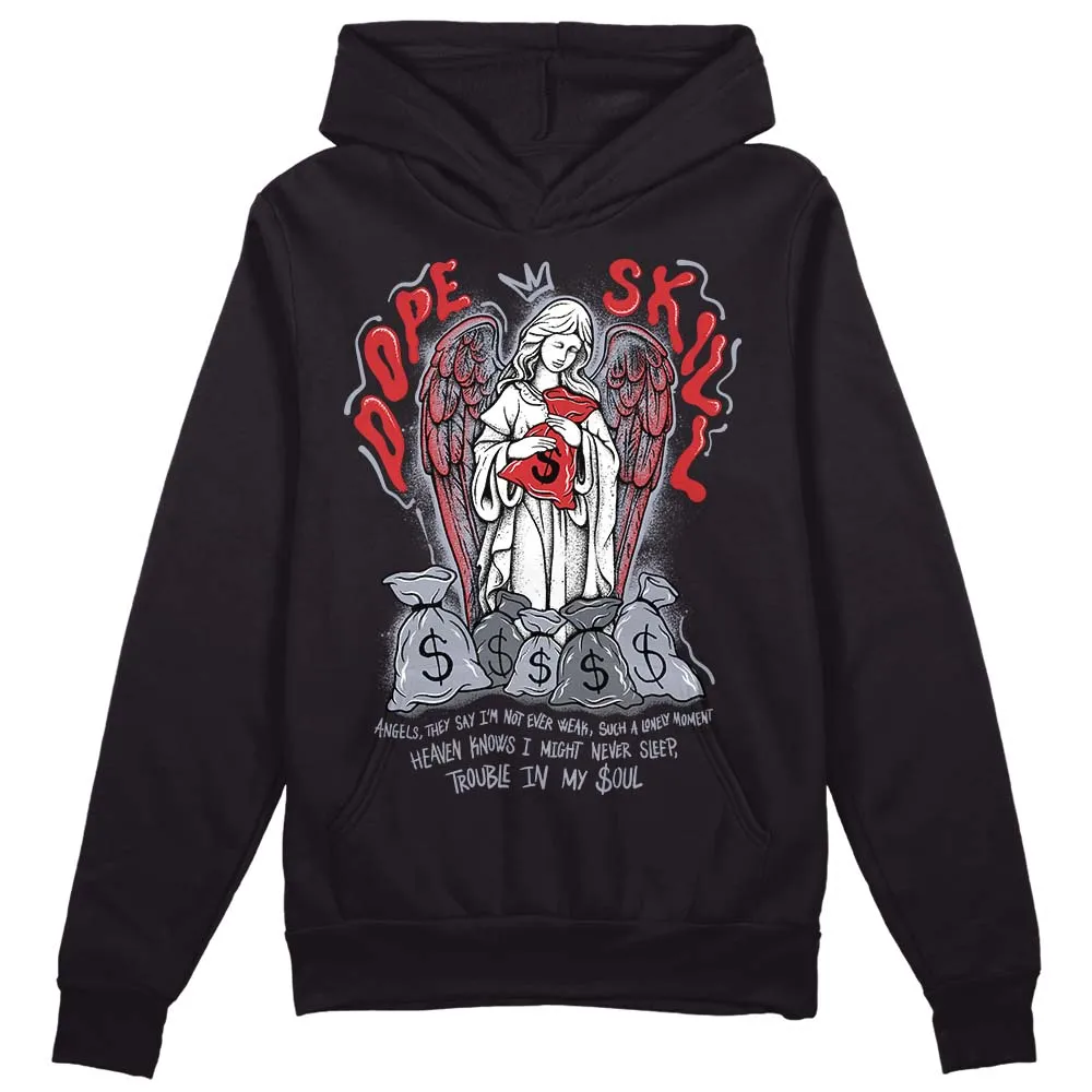 Bred Reimagined 4s DopeSkill Hoodie Sweatshirt Angels Graphic sold by DopeSkill