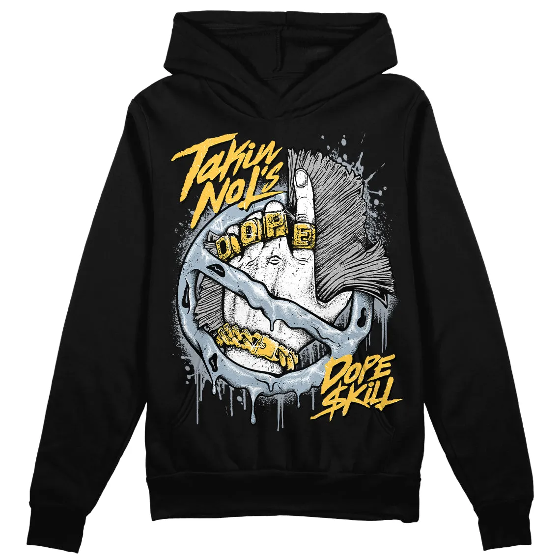 Blue Grey 13s DopeSkill Hoodie Sweatshirt Takin No L's Graphic sold by DopeSkill product image thumbnail 2