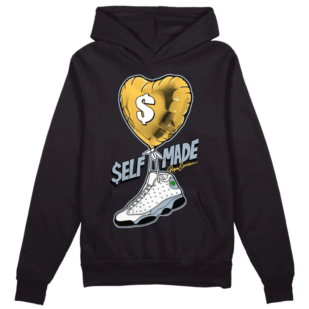 Blue Grey 13s DopeSkill Hoodie Sweatshirt Self Made Graphic sold by DopeSkill product image thumbnail 2