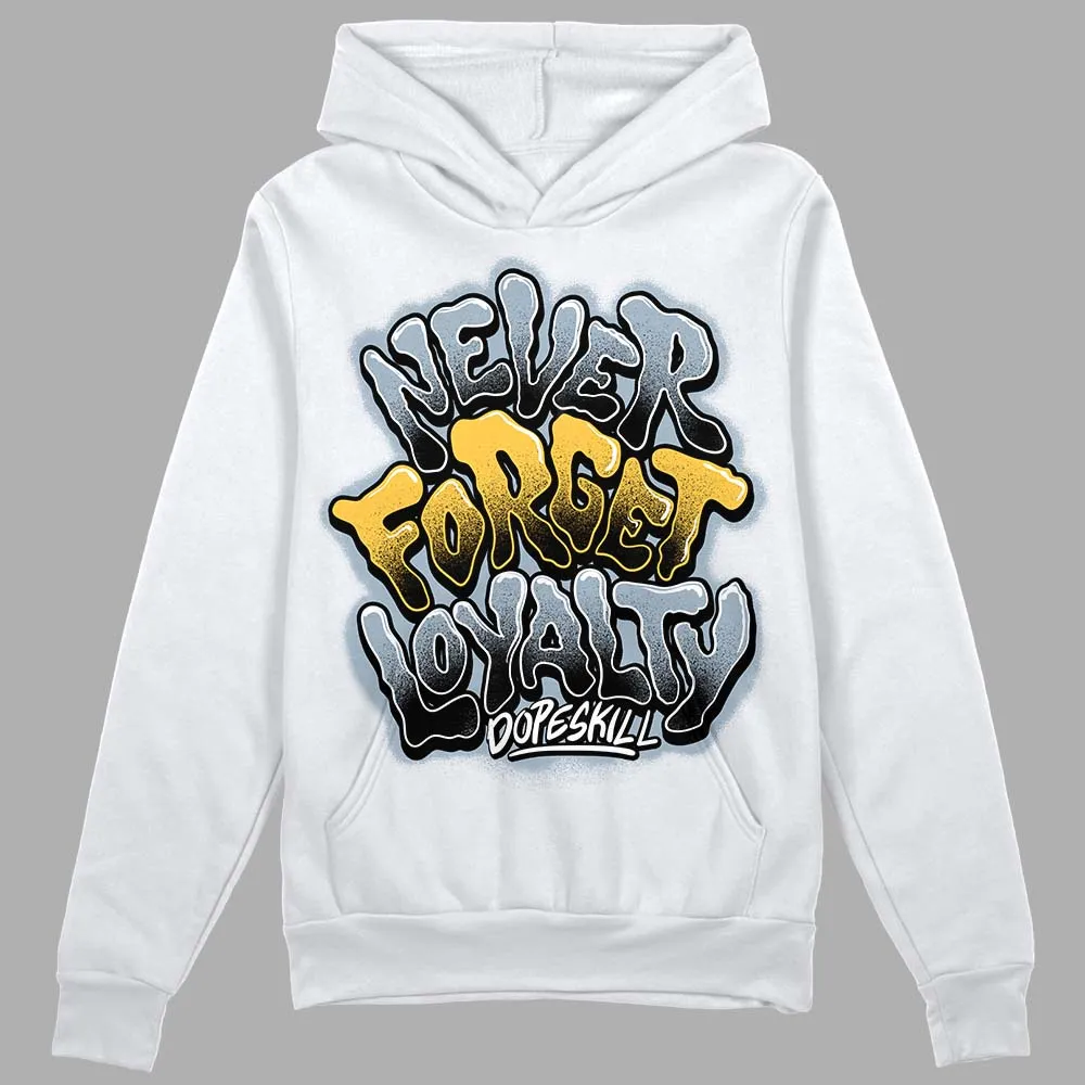 Blue Grey 13s DopeSkill Hoodie Sweatshirt Never Forget Loyalty Graphic sold by DopeSkill