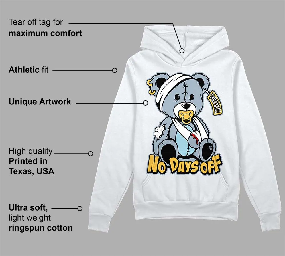 Blue Grey 13s DopeSkill Hoodie Sweatshirt Hurt Bear Graphic sold by DopeSkill product image thumbnail 3