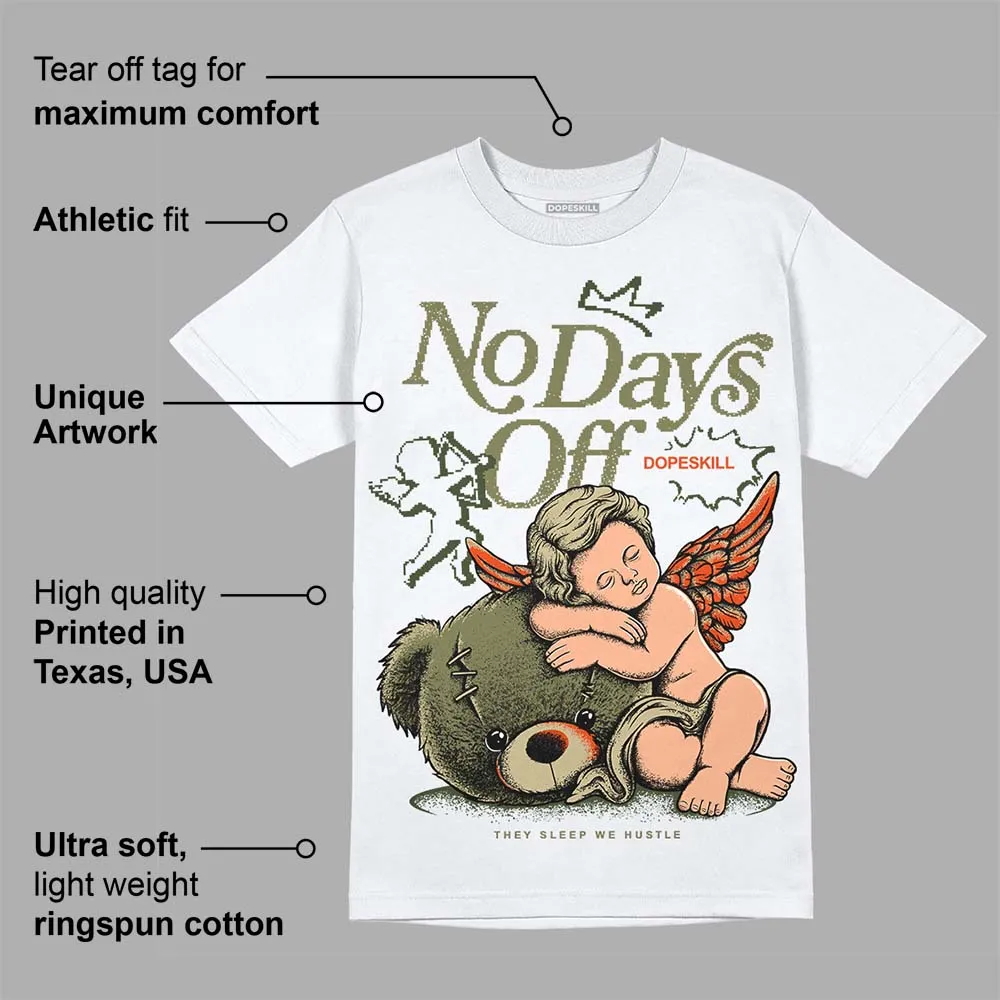 Olive Collection DopeSkill T-Shirt New No Days Off Graphic sold by DopeSkill product image thumbnail 3