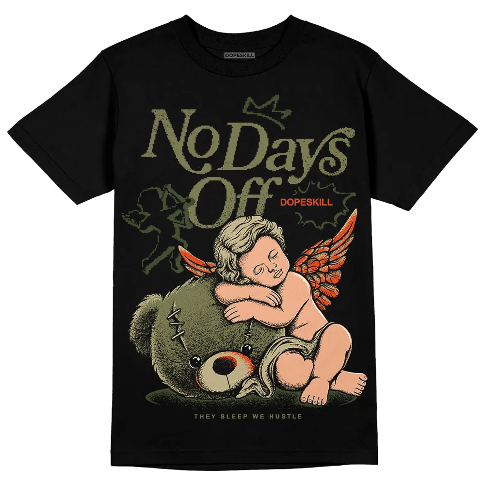Olive Collection DopeSkill T-Shirt New No Days Off Graphic sold by DopeSkill product image thumbnail 2