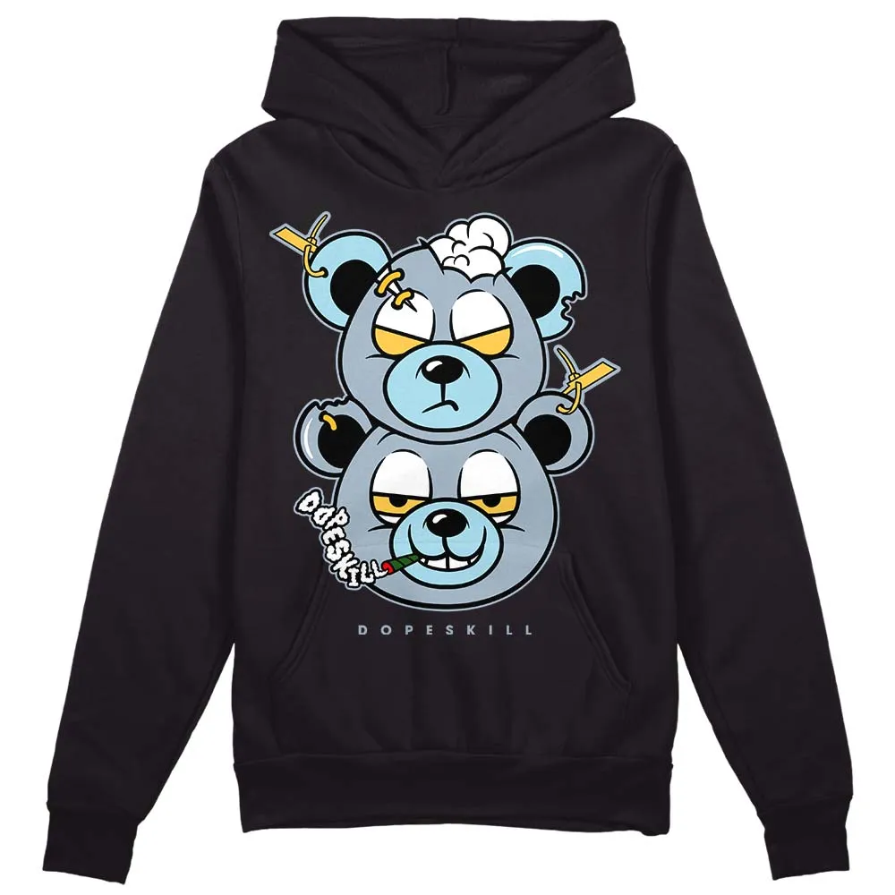 Blue Grey 13s DopeSkill Hoodie Sweatshirt New Double Bear Graphic sold by DopeSkill product image thumbnail 2