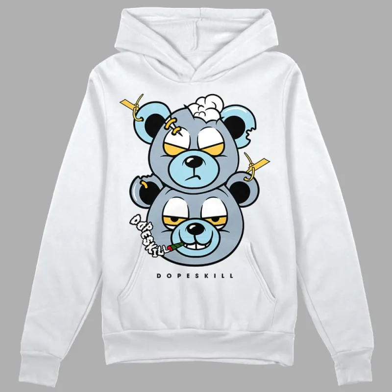Blue Grey 13s DopeSkill Hoodie Sweatshirt New Double Bear Graphic sold by DopeSkill