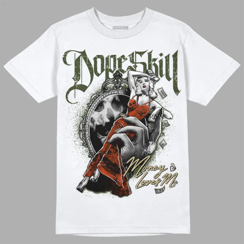 Olive Collection DopeSkill T-Shirt Money Loves Me Graphic sold by DopeSkill