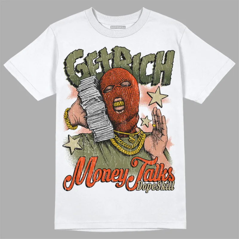 Olive Collection DopeSkill T-Shirt Get Rich Graphic sold by DopeSkill