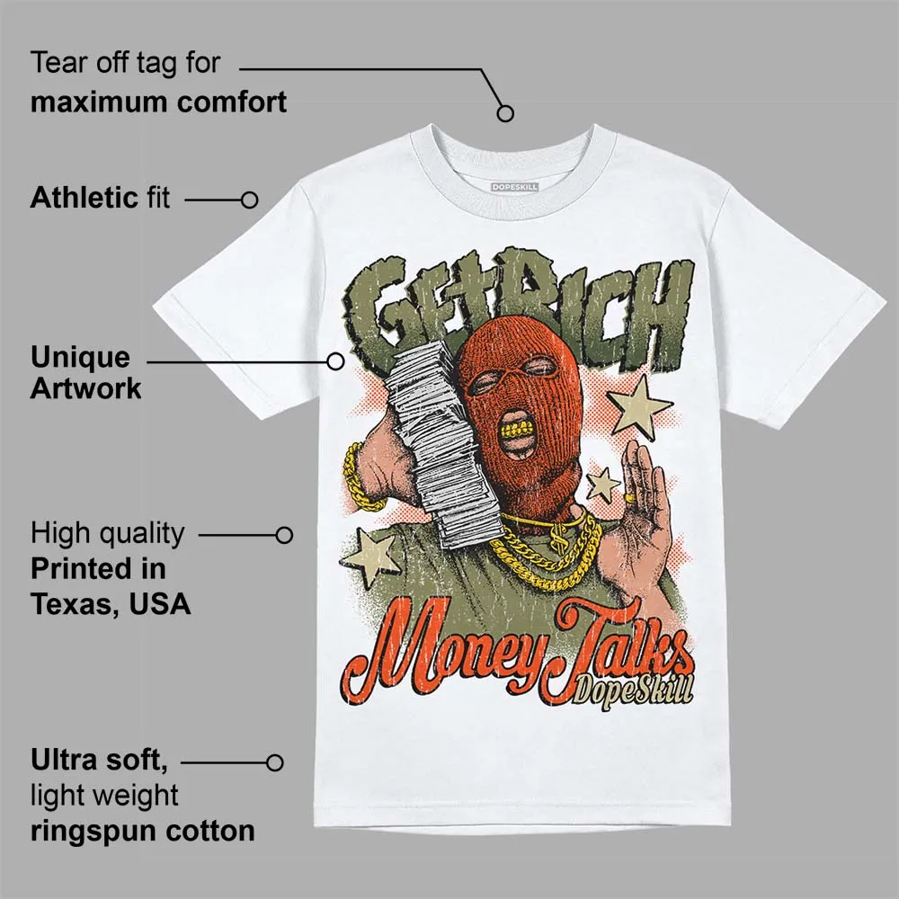 Olive Collection DopeSkill T-Shirt Get Rich Graphic sold by DopeSkill product image thumbnail 3