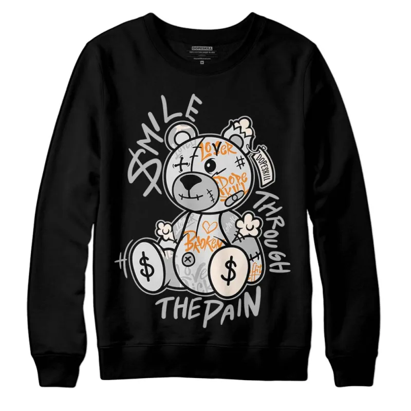 Dunk Cool Grey DopeSkill Sweatshirt Smile Through The Pain Graphic sold by DopeSkill