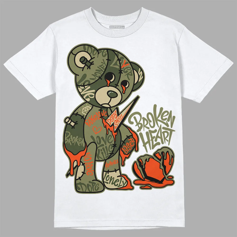 Olive Collection DopeSkill T-Shirt Broken Heart Graphic sold by DopeSkill