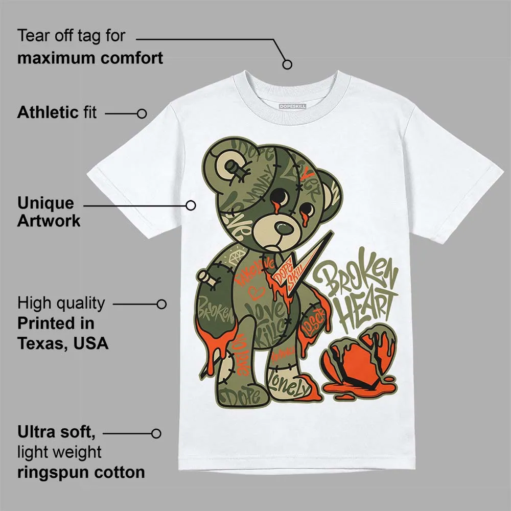 Olive Collection DopeSkill T-Shirt Broken Heart Graphic sold by DopeSkill product image thumbnail 3