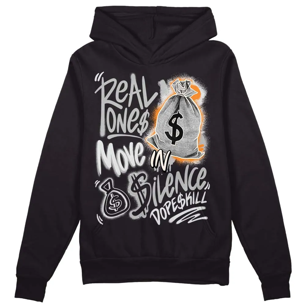 Dunk Cool Grey DopeSkill Hoodie Sweatshirt Real Ones Move In Silence Graphic sold by DopeSkill