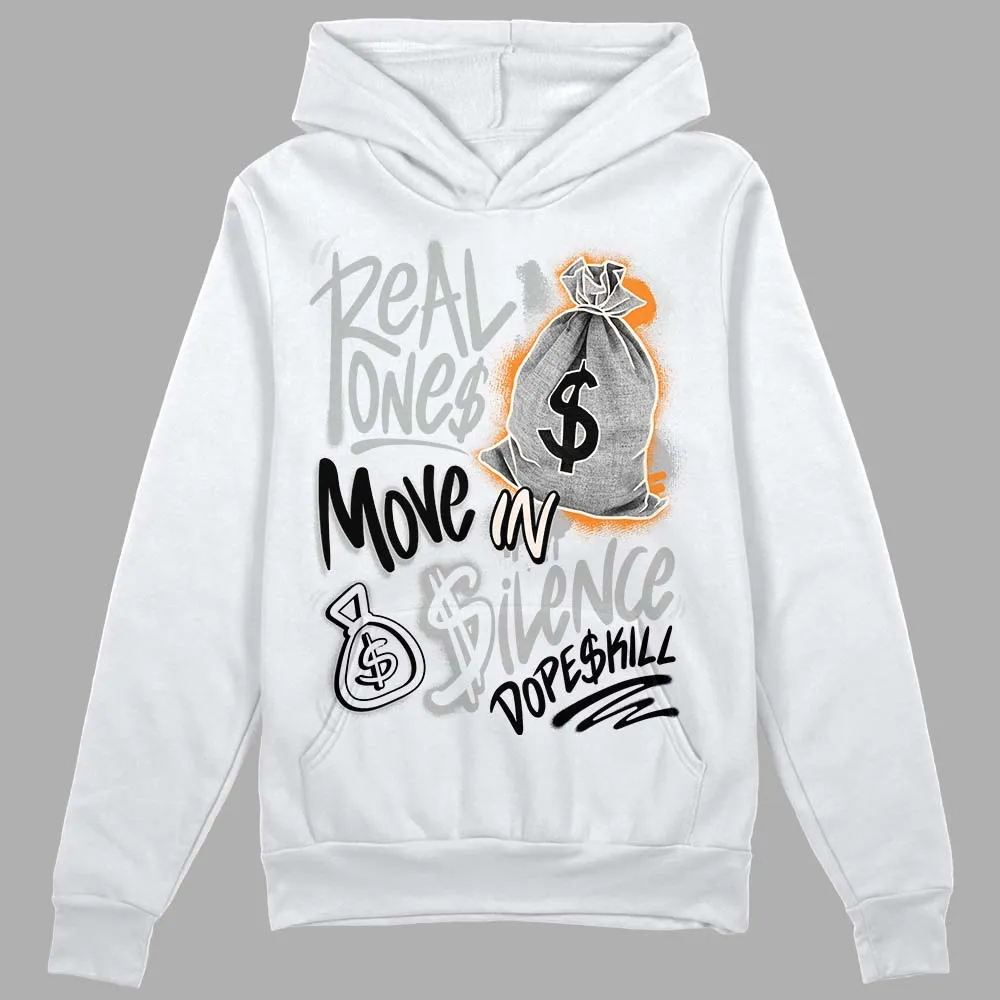 Dunk Cool Grey DopeSkill Hoodie Sweatshirt Real Ones Move In Silence Graphic sold by DopeSkill product image thumbnail 2