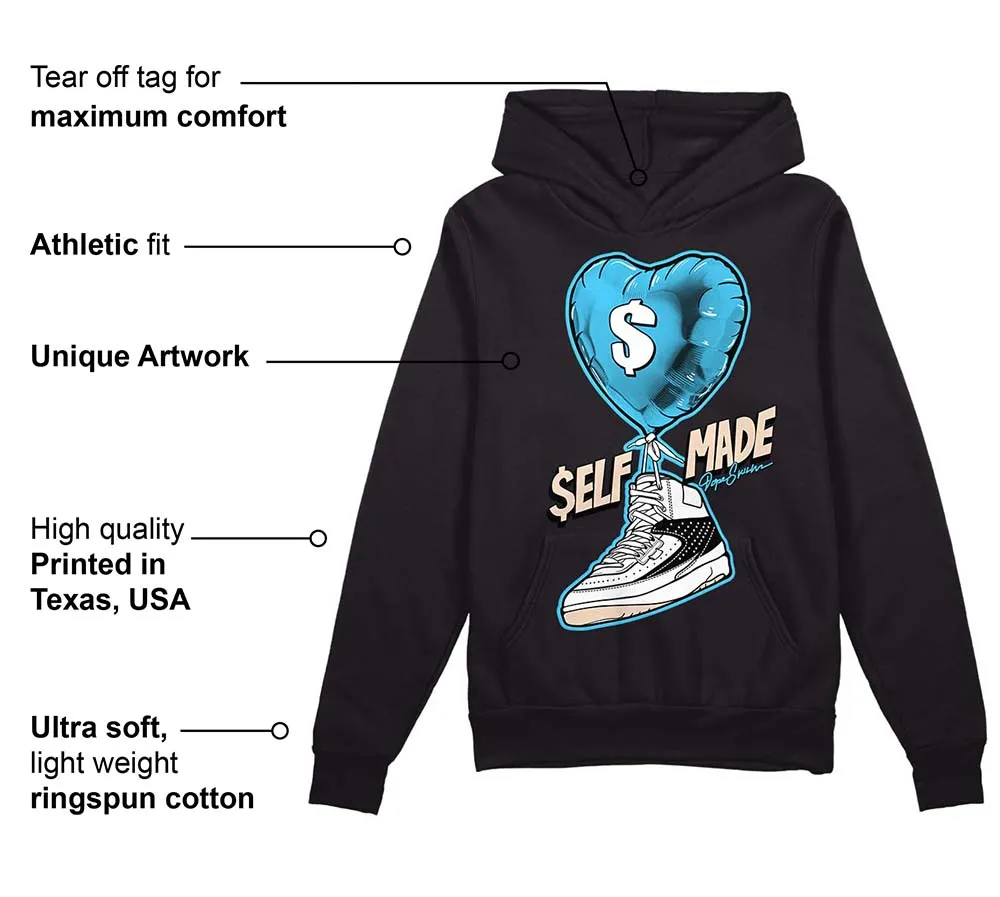 Sail Black 2s DopeSkill Hoodie Sweatshirt Self Made Graphic sold by DopeSkill product image thumbnail 3