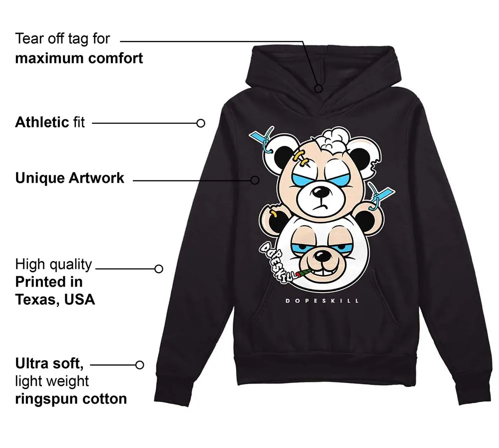 Sail Black 2s DopeSkill Hoodie Sweatshirt New Double Bear Graphic sold by DopeSkill product image thumbnail 3