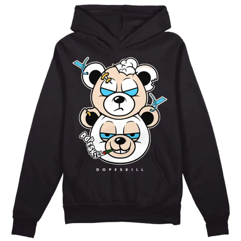 Sail Black 2s DopeSkill Hoodie Sweatshirt New Double Bear Graphic sold by DopeSkill