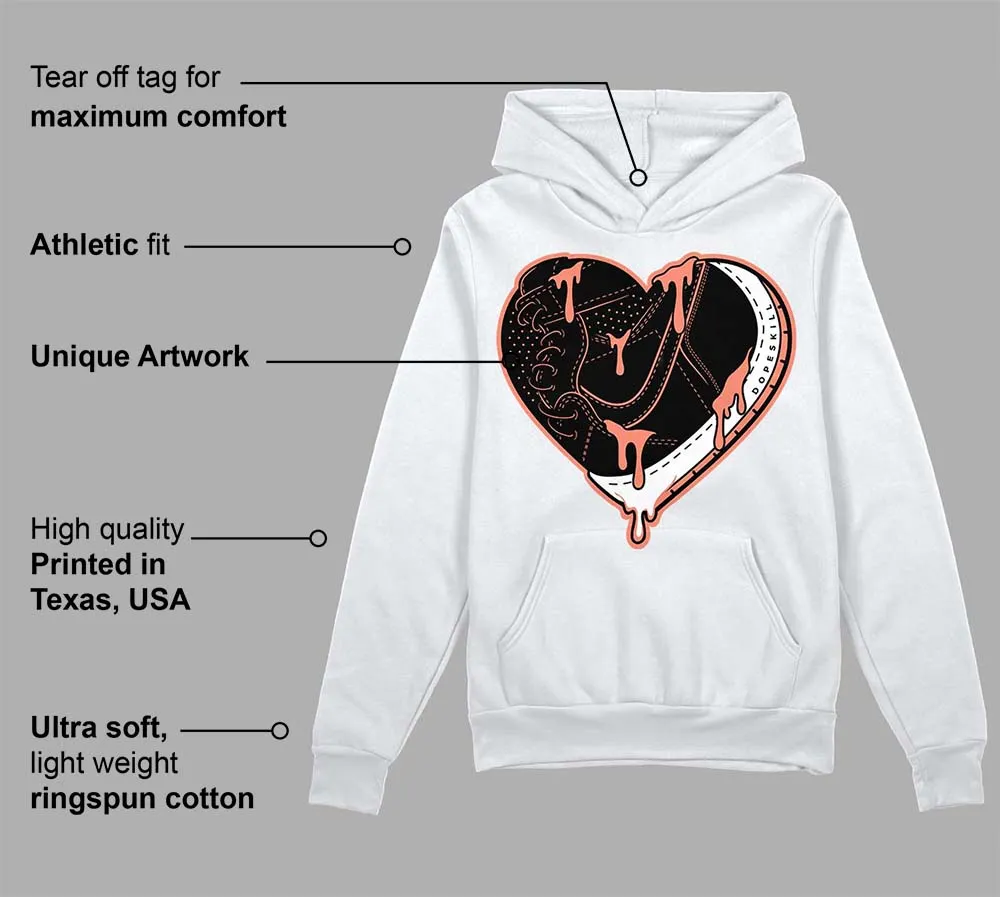 Dunk Amber Brown DopeSkill Hoodie Sweatshirt Heart Jordan 1 Graphic sold by DopeSkill product image thumbnail 3