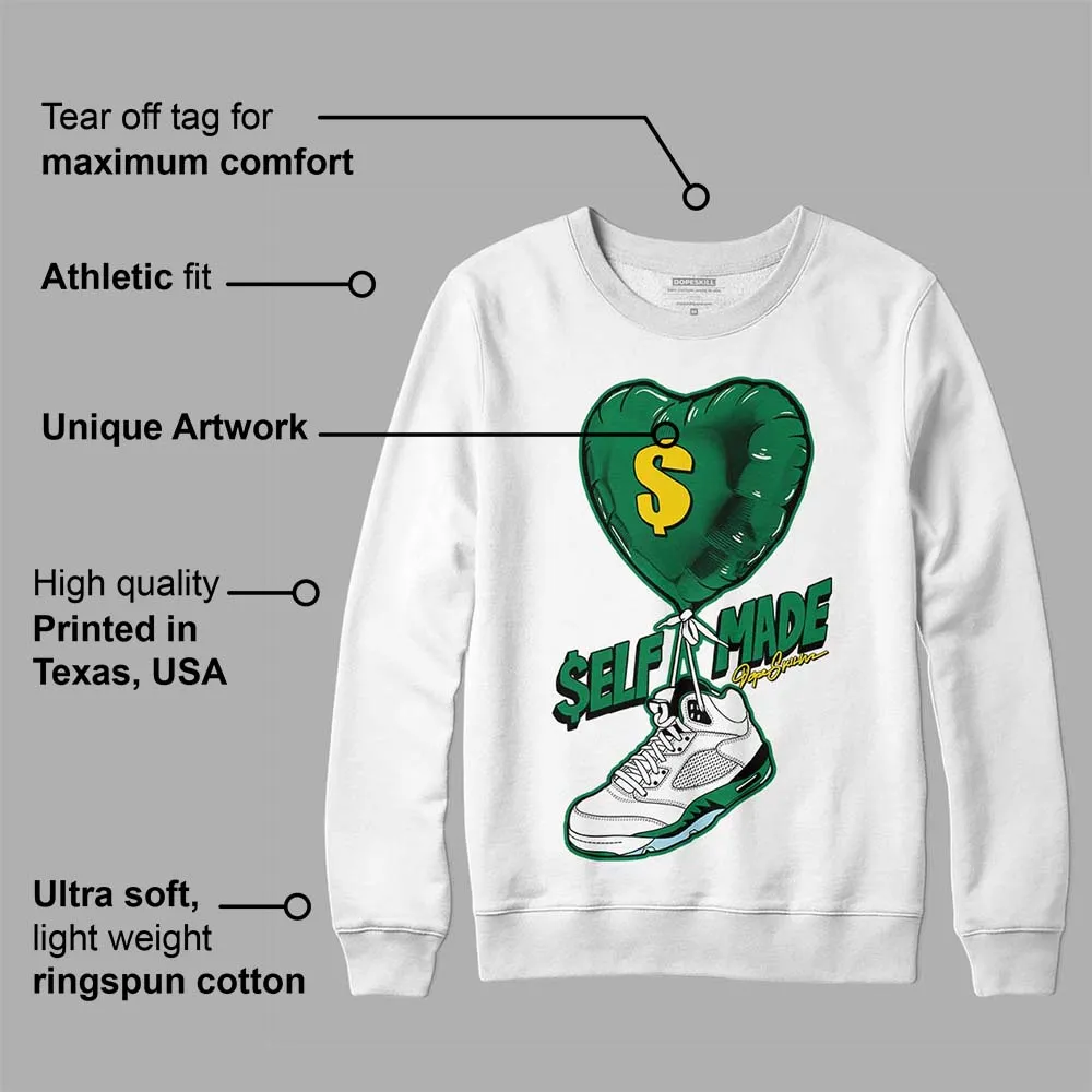 Lucky Green 5s DopeSkill Sweatshirt Self Made Graphic sold by DopeSkill product image thumbnail 3