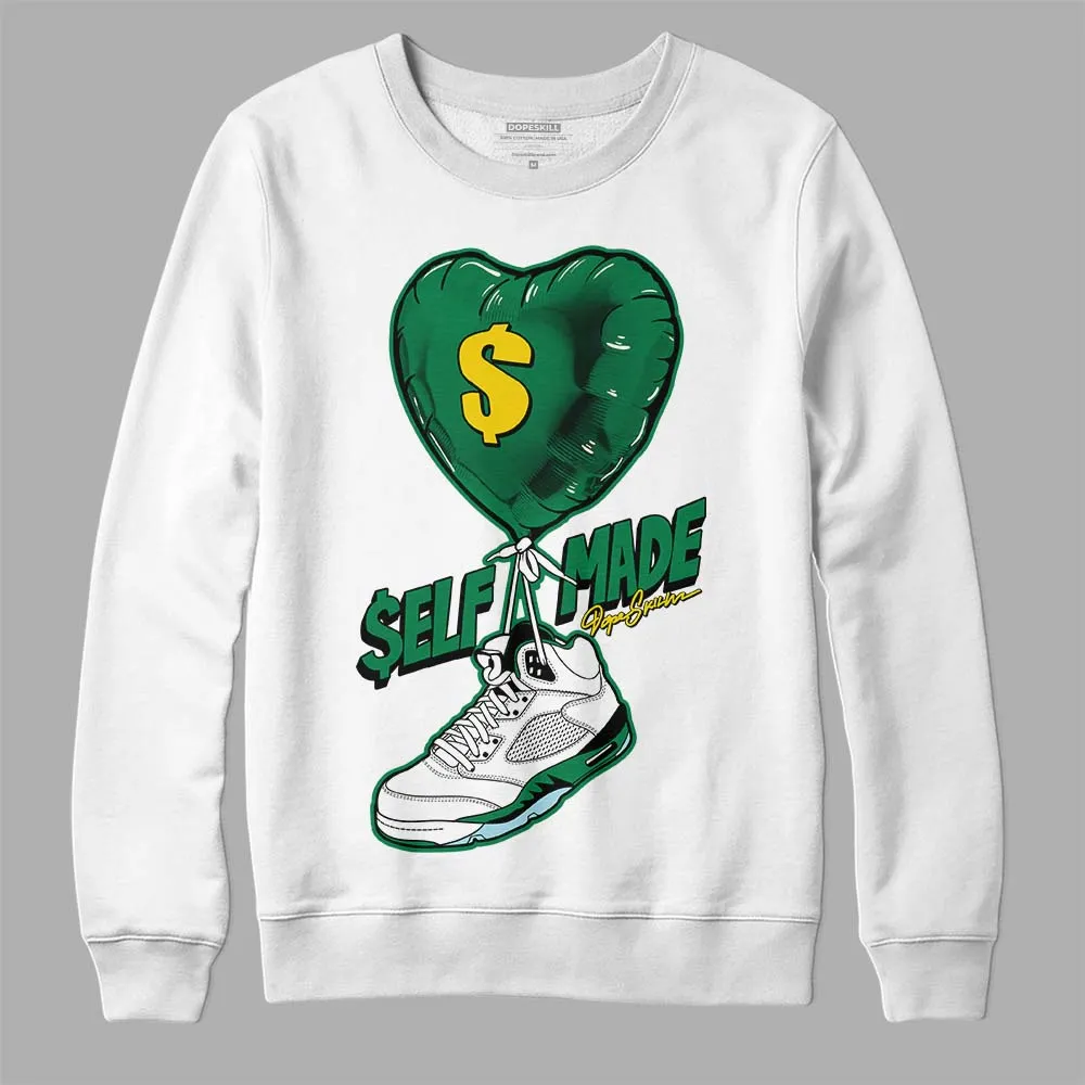 Lucky Green 5s DopeSkill Sweatshirt Self Made Graphic sold by DopeSkill