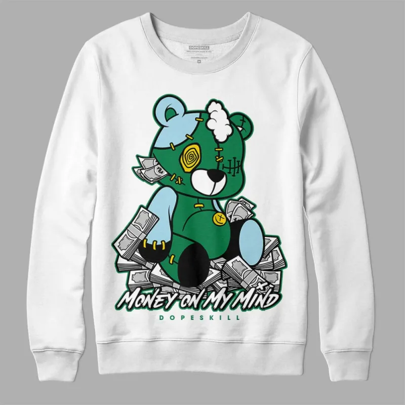 Lucky Green 5s DopeSkill Sweatshirt MOMM Bear Graphic sold by DopeSkill