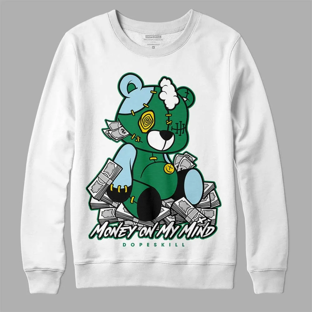 Lucky Green 5s DopeSkill Sweatshirt MOMM Bear Graphic sold by DopeSkill