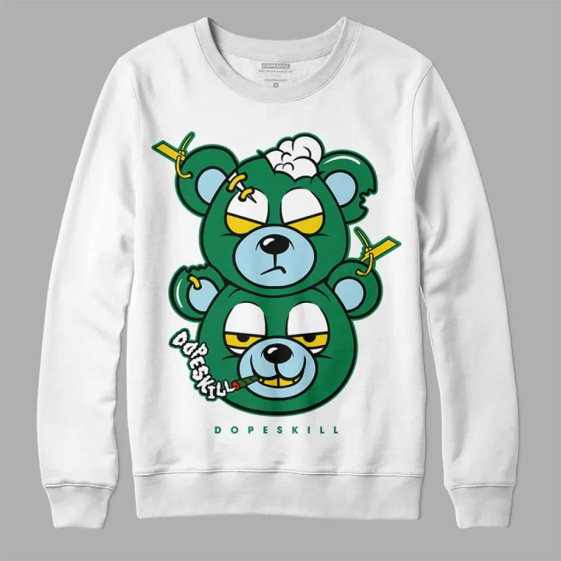 Lucky Green 5s DopeSkill Sweatshirt New Double Bear Graphic sold by DopeSkill