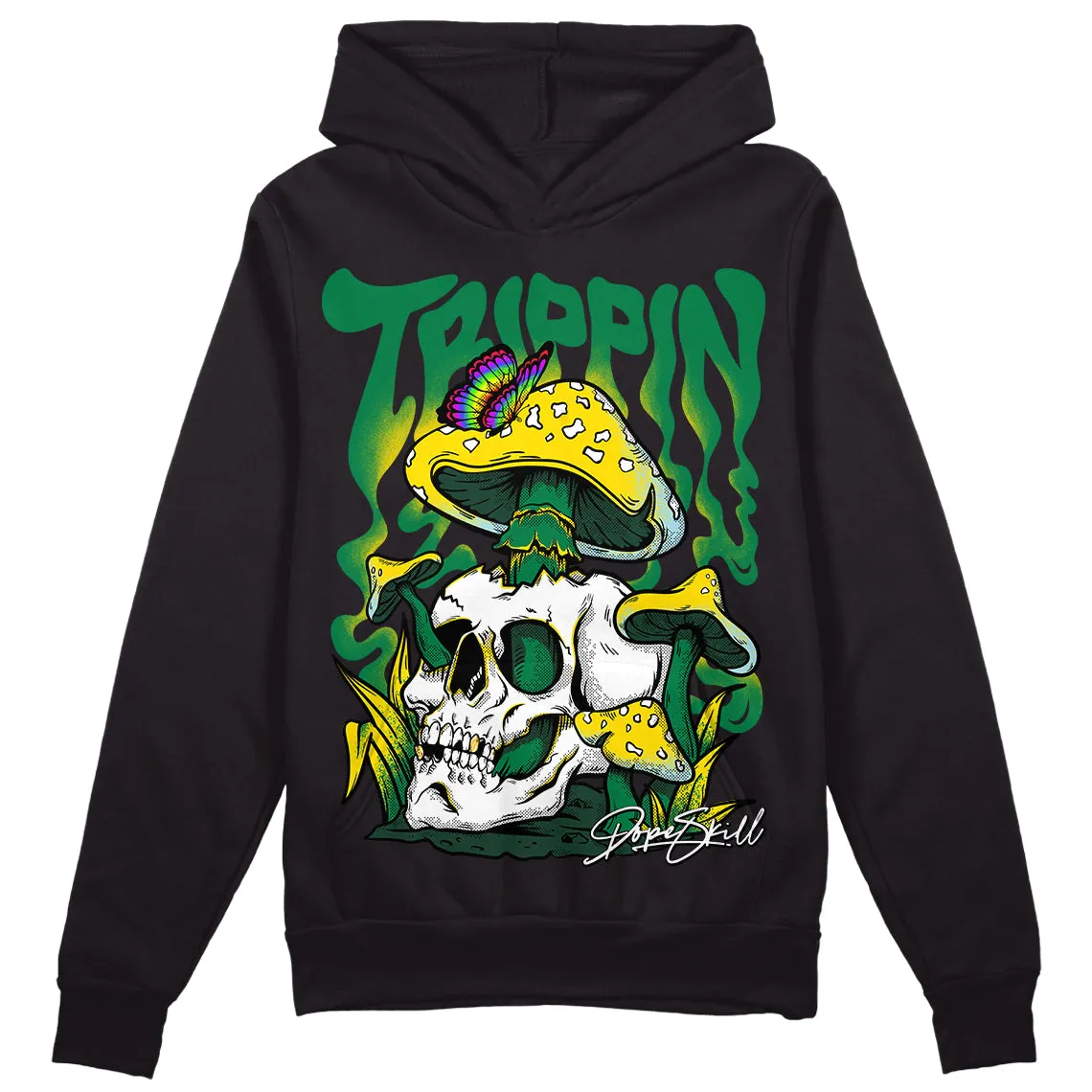 Lucky Green 5s DopeSkill Hoodie Sweatshirt Trippin Graphic sold by DopeSkill product image thumbnail 2