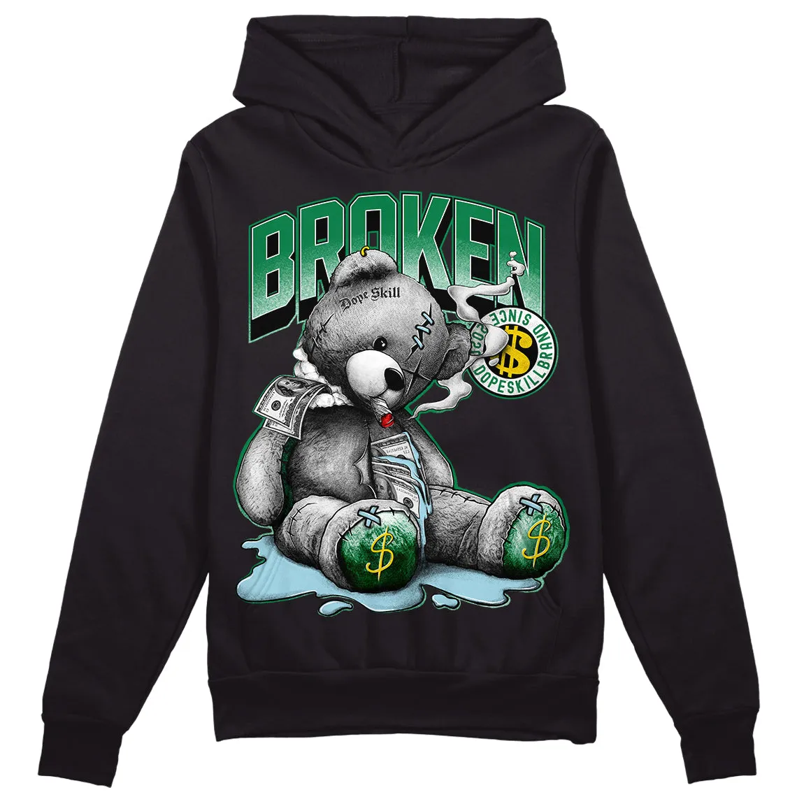 Lucky Green 5s DopeSkill Hoodie Sweatshirt Sick Bear Graphic sold by DopeSkill product image thumbnail 2