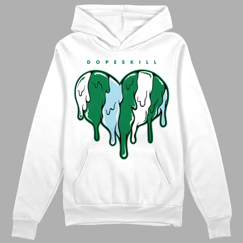 Lucky Green 5s DopeSkill Hoodie Sweatshirt Slime Drip Heart Graphic sold by DopeSkill