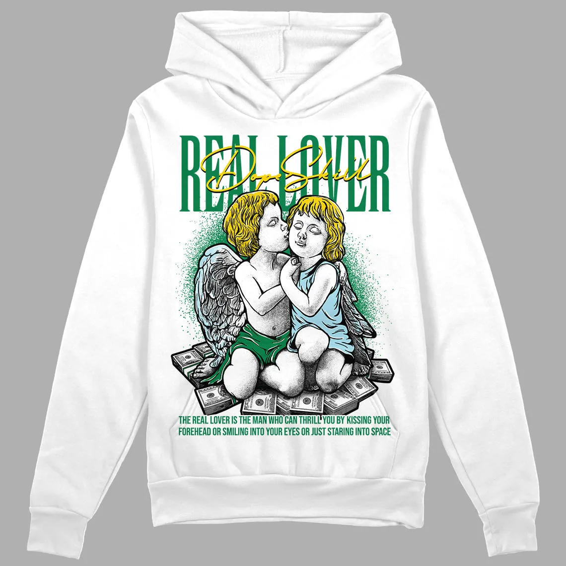 Lucky Green 5s DopeSkill Hoodie Sweatshirt Real Lover Graphic sold by DopeSkill