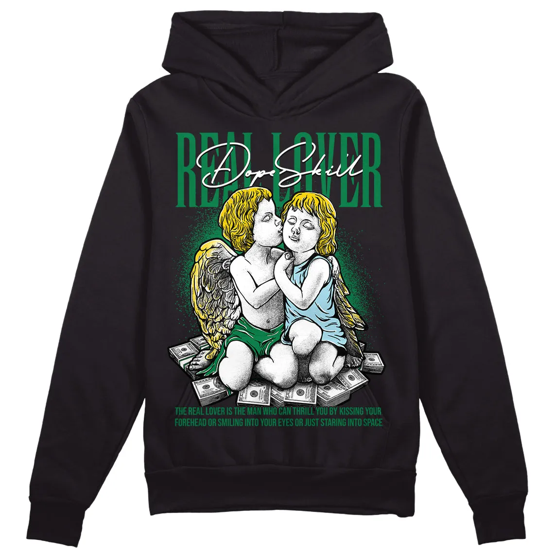 Lucky Green 5s DopeSkill Hoodie Sweatshirt Real Lover Graphic sold by DopeSkill product image thumbnail 2