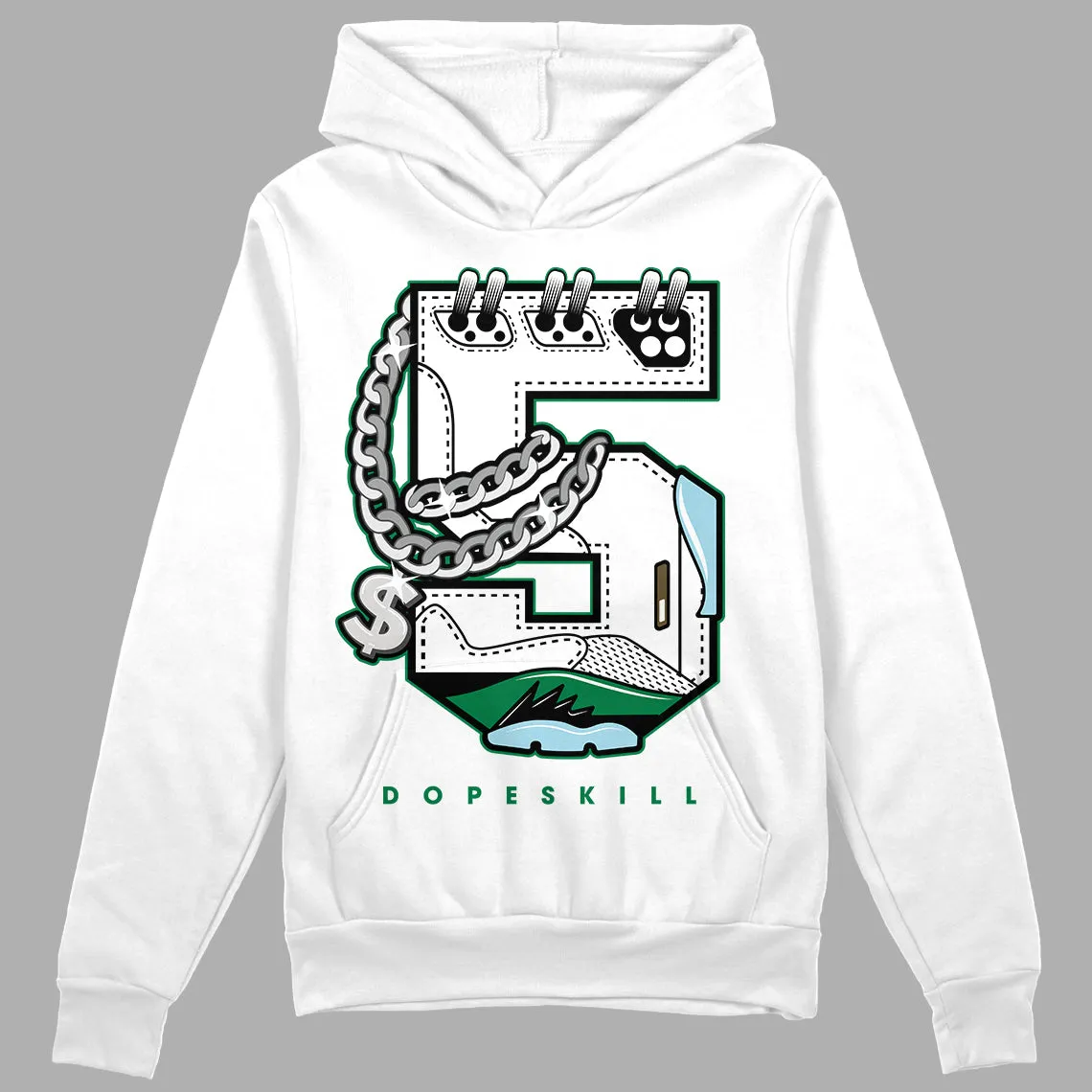 Lucky Green 5s DopeSkill Hoodie Sweatshirt No.5 Graphic sold by DopeSkill