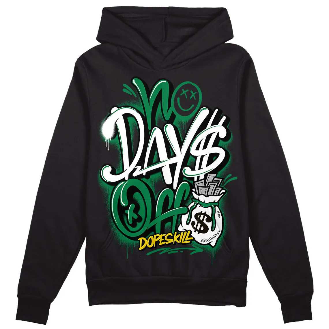Lucky Green 5s DopeSkill Hoodie Sweatshirt No Days Off Graphic sold by DopeSkill product image thumbnail 2