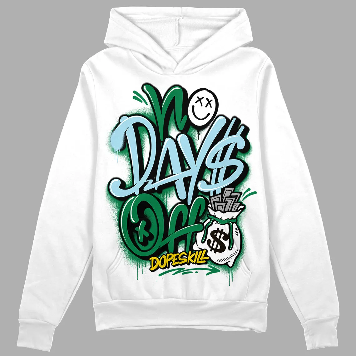 Lucky Green 5s DopeSkill Hoodie Sweatshirt No Days Off Graphic sold by DopeSkill