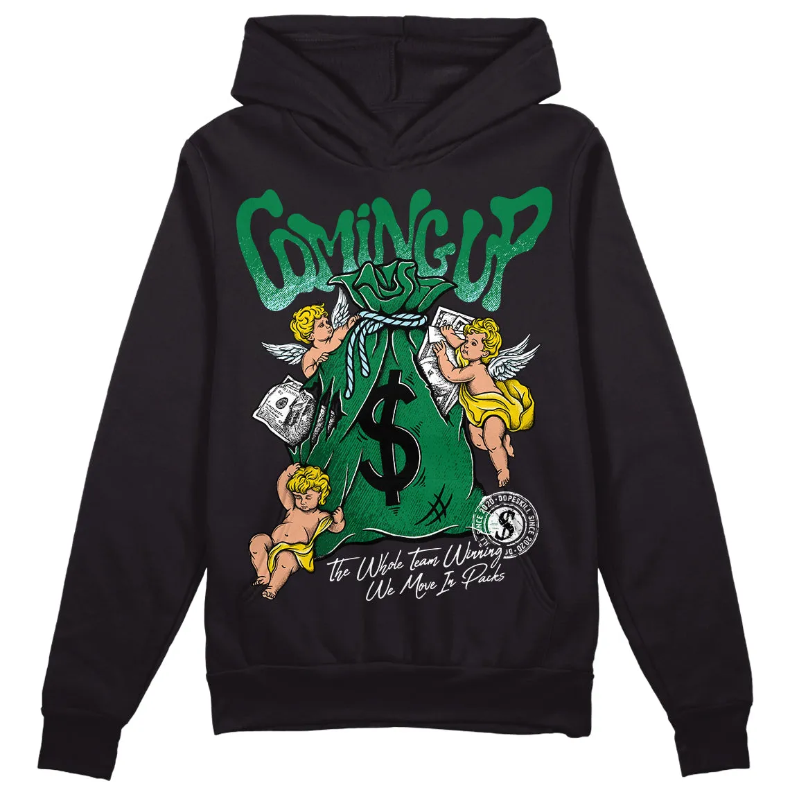 Lucky Green 5s DopeSkill Hoodie Sweatshirt Money Bag Coming Up Graphic sold by DopeSkill product image thumbnail 2