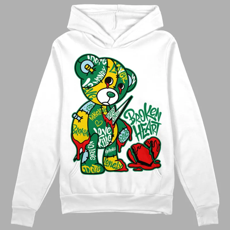 Lucky Green 5s DopeSkill Hoodie Sweatshirt Broken Heart Graphic sold by DopeSkill