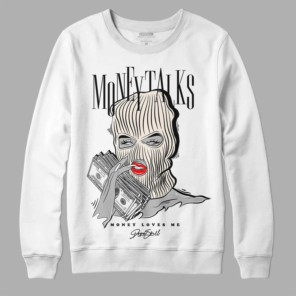 Dunk Cool Grey DopeSkill Sweatshirt Money Talks Graphic sold by DopeSkill product image thumbnail 2