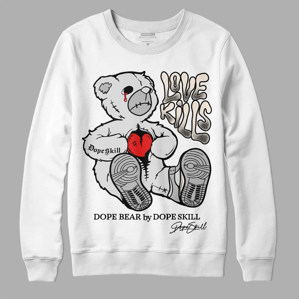 Dunk Cool Grey DopeSkill Sweatshirt Love Kills Graphic sold by DopeSkill product image thumbnail 2