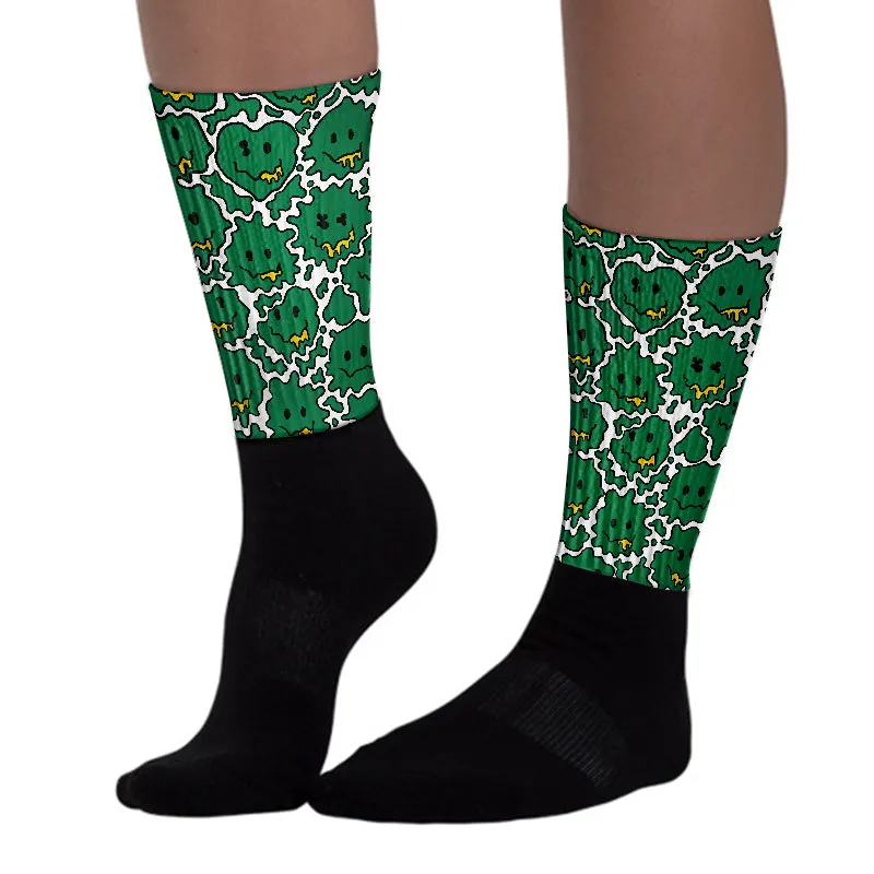 Lucky Green 5s DopeSkill Sublimated Socks Slime Graphic sold by DopeSkill product image thumbnail 3