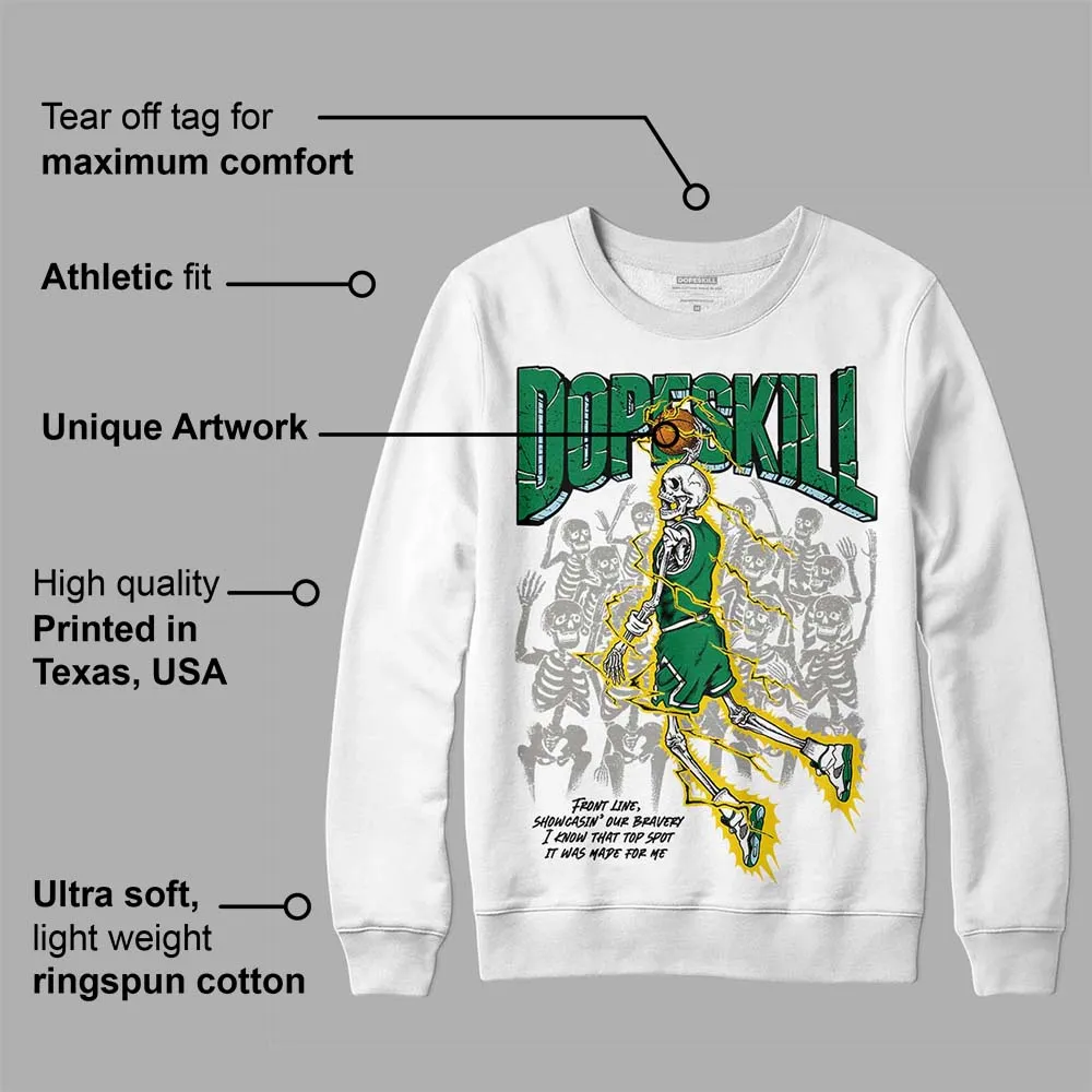 Lucky Green 5s DopeSkill Sweatshirt Thunder Dunk Graphic sold by DopeSkill product image thumbnail 3