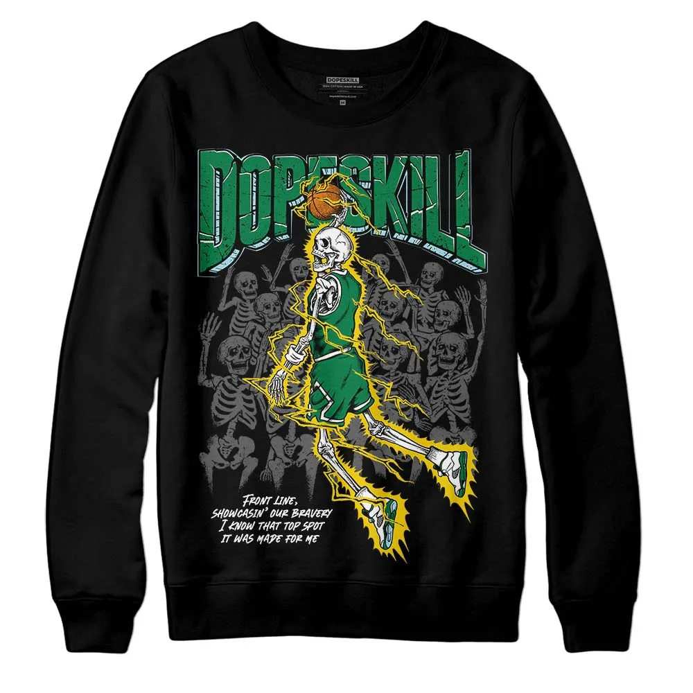 Lucky Green 5s DopeSkill Sweatshirt Thunder Dunk Graphic sold by DopeSkill product image thumbnail 2