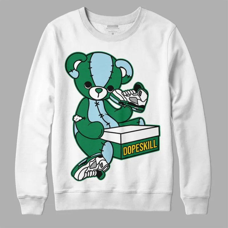 Lucky Green 5s DopeSkill Sweatshirt Sneakerhead BEAR Graphic sold by DopeSkill