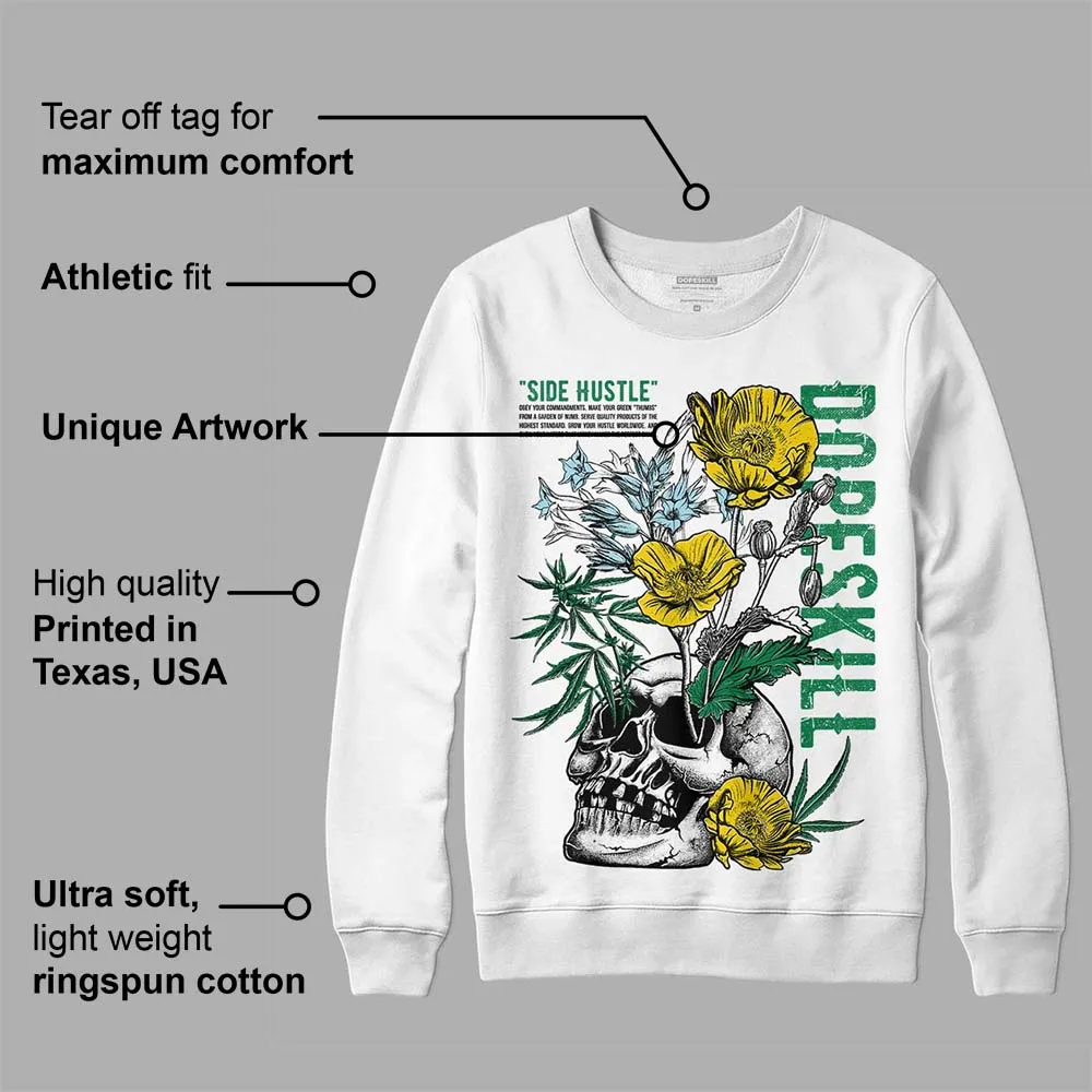 Lucky Green 5s DopeSkill Sweatshirt Side Hustle Graphic sold by DopeSkill product image thumbnail 3