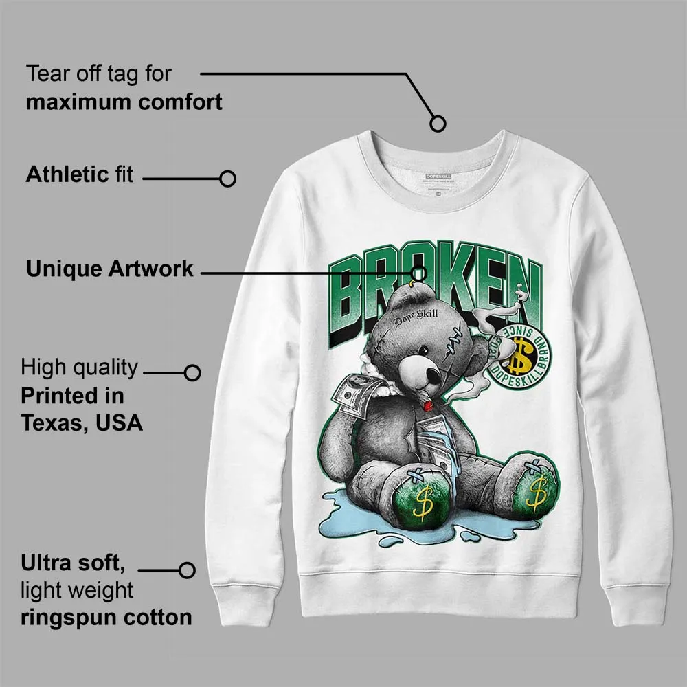 Lucky Green 5s DopeSkill Sweatshirt Sick Bear Graphic sold by DopeSkill product image thumbnail 3