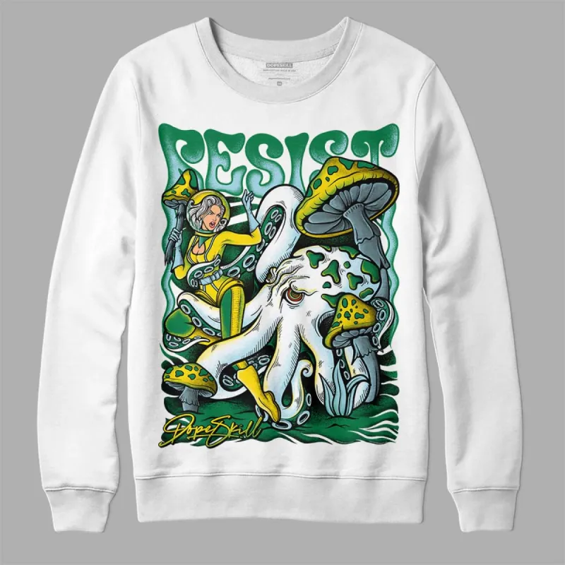 Lucky Green 5s DopeSkill Sweatshirt Resist Graphic sold by DopeSkill