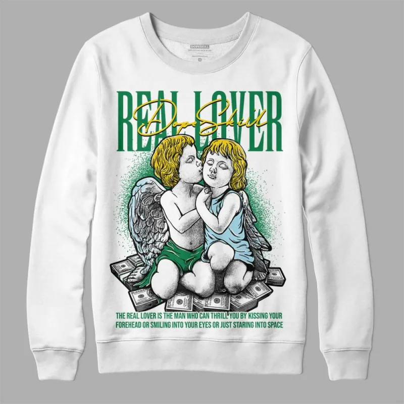 Lucky Green 5s DopeSkill Sweatshirt Real Lover Graphic sold by DopeSkill