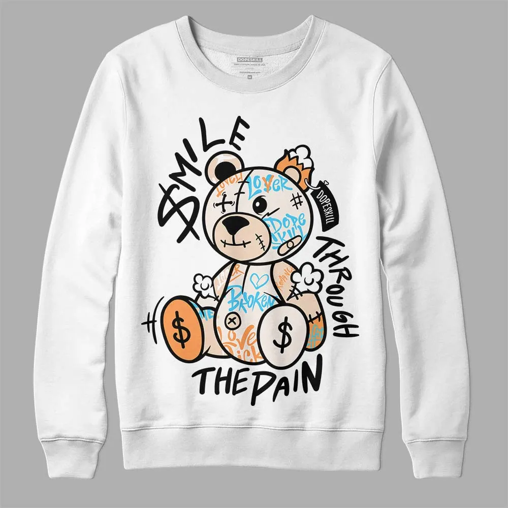 Sail Black 2s DopeSkill Sweatshirt Smile Through The Pain Graphic sold by DopeSkill product image thumbnail 2